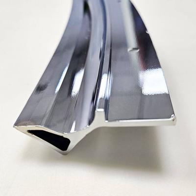 Chromed surface treatment CNC machining extrude aluminum profiles