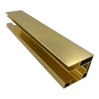  Mirror Polished Finished Shower Enclosure Aluminium Profile