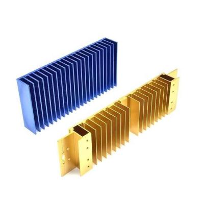 Surface Treatment Drilling Treatment Anodize Long Bracket Parts Heatsink Aluminum Extrusions